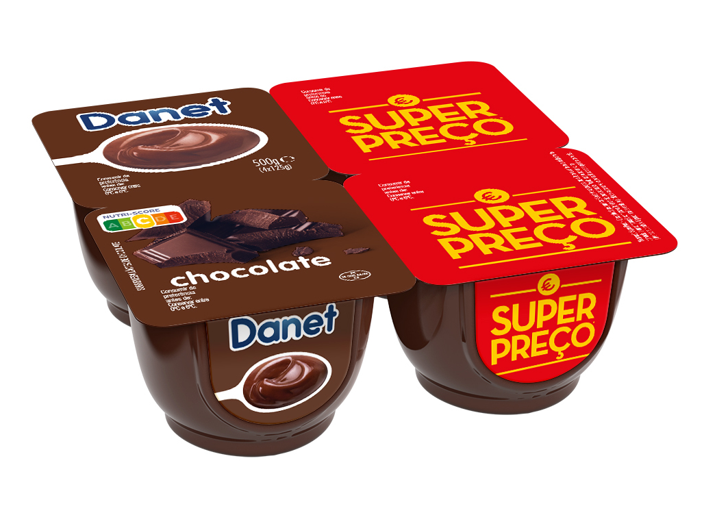 SOBREMESA DANET LÁCTEA CHOCOLATE 4X125G