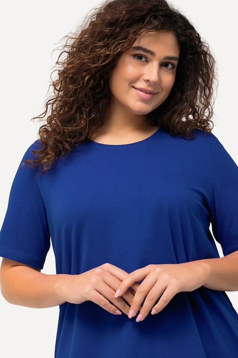 T-Shirt, A-Linie, Rundhalsausschnitt, Halbarm