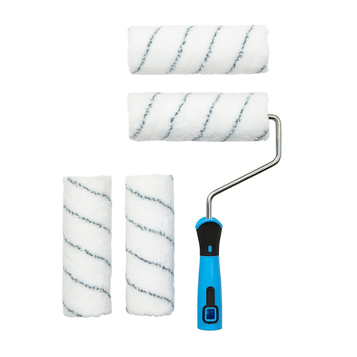 Ensemble rouleau + 3 manchons finition parfaite Diall 180 mm