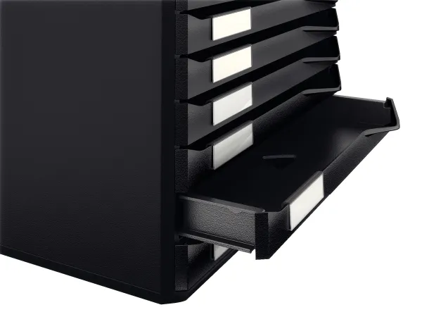 Leitz - Skuffekabinet - 10 skuffer - for A4 - sort