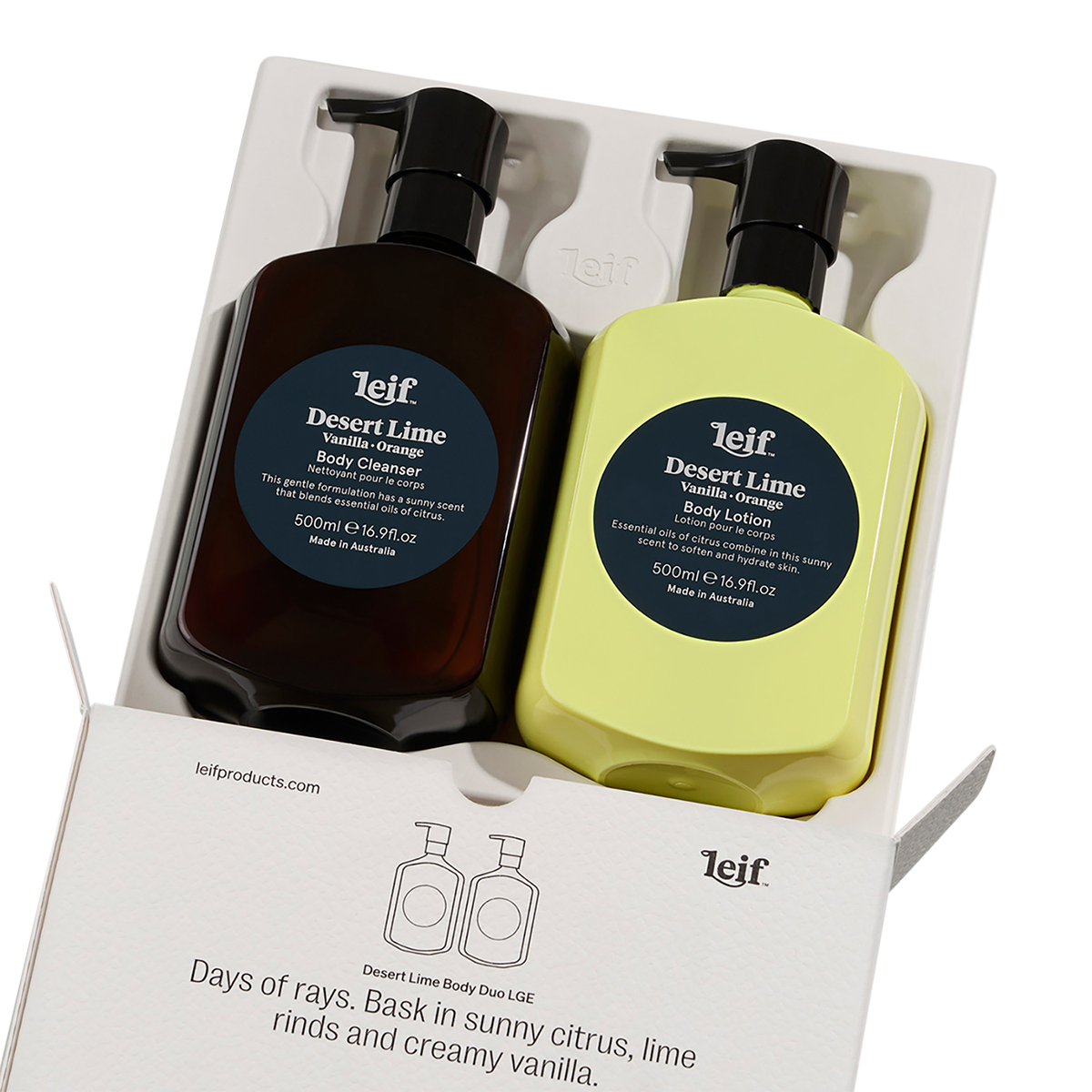 Desert Lime Body Duo Large