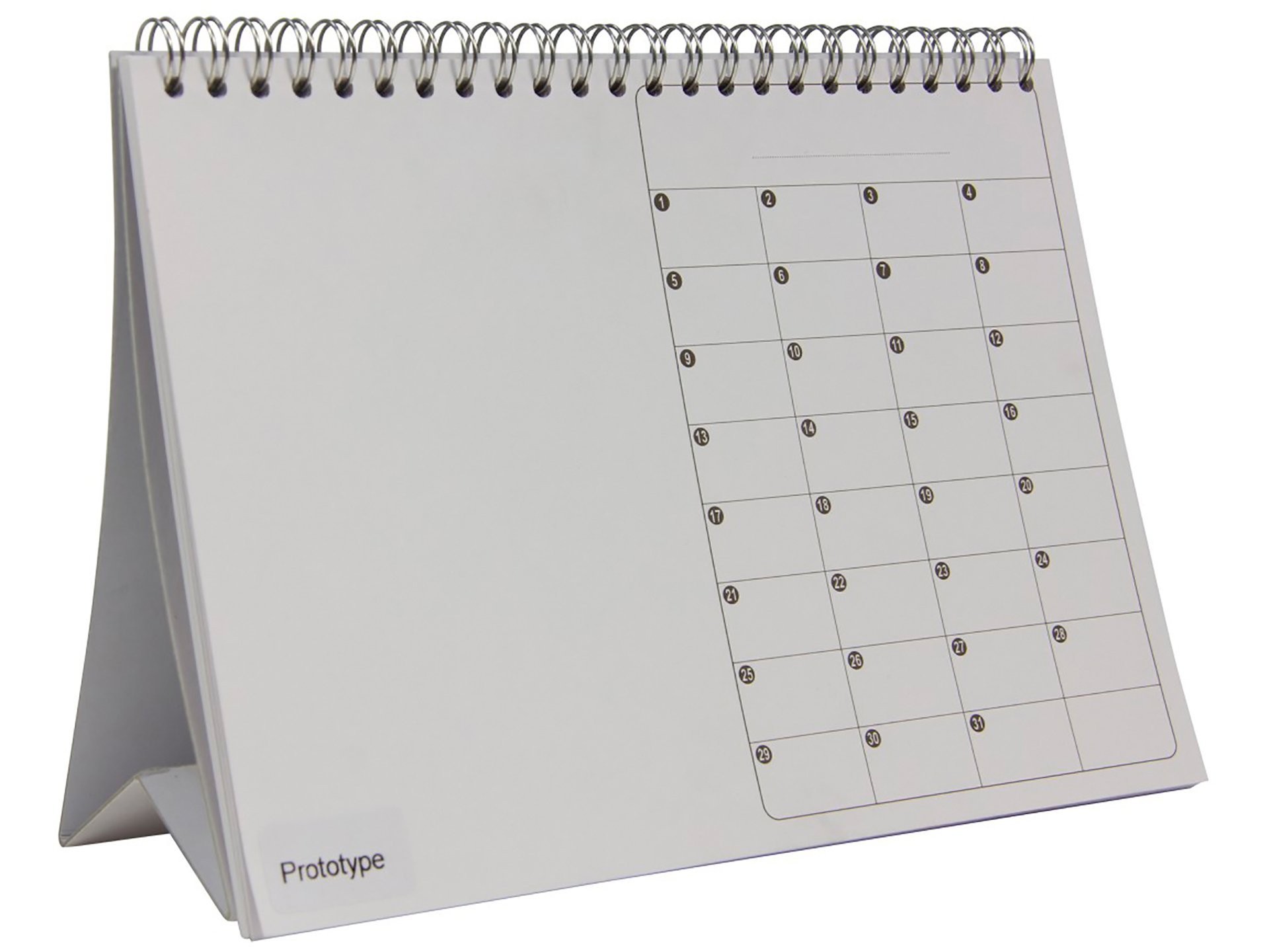 Blanko-Tischkalender zum Selbstgestalten