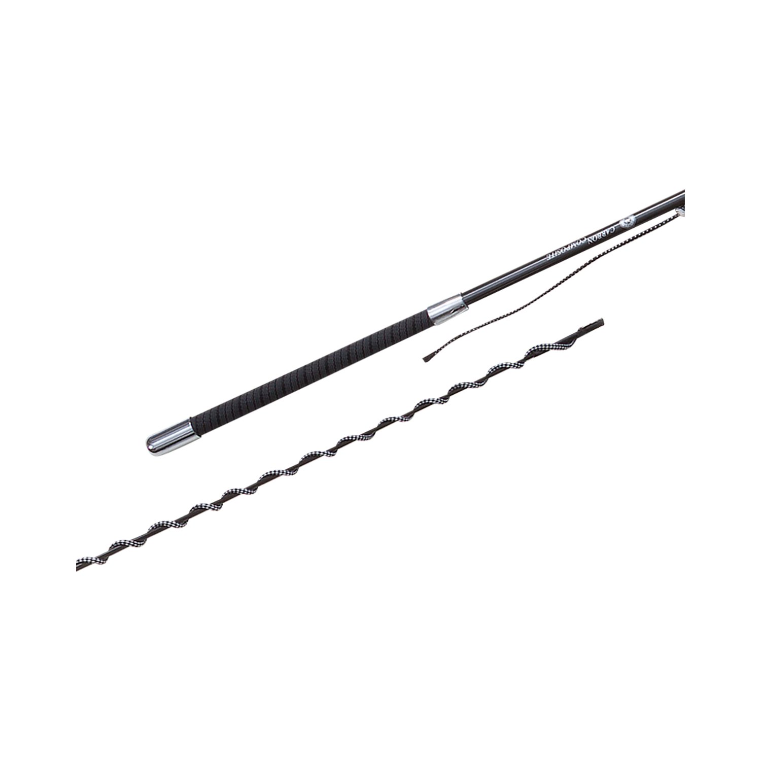 FLECK Longierpeitsche Superleicht  - schwarz - 2 m