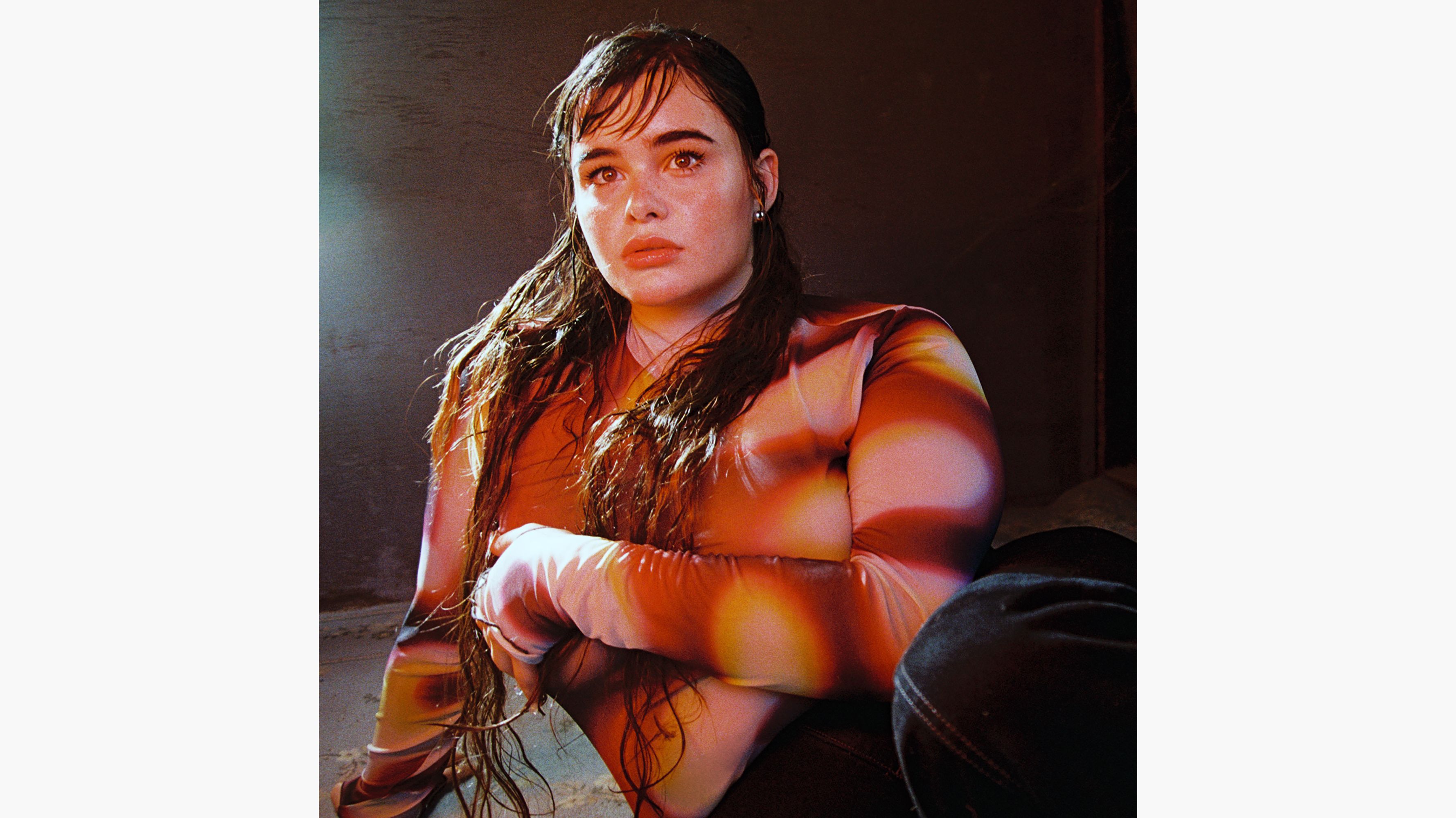 Haut moulant Levi's® x Barbie Ferreira - Digital Heat Wave Shaved Chocolate - Multicolore