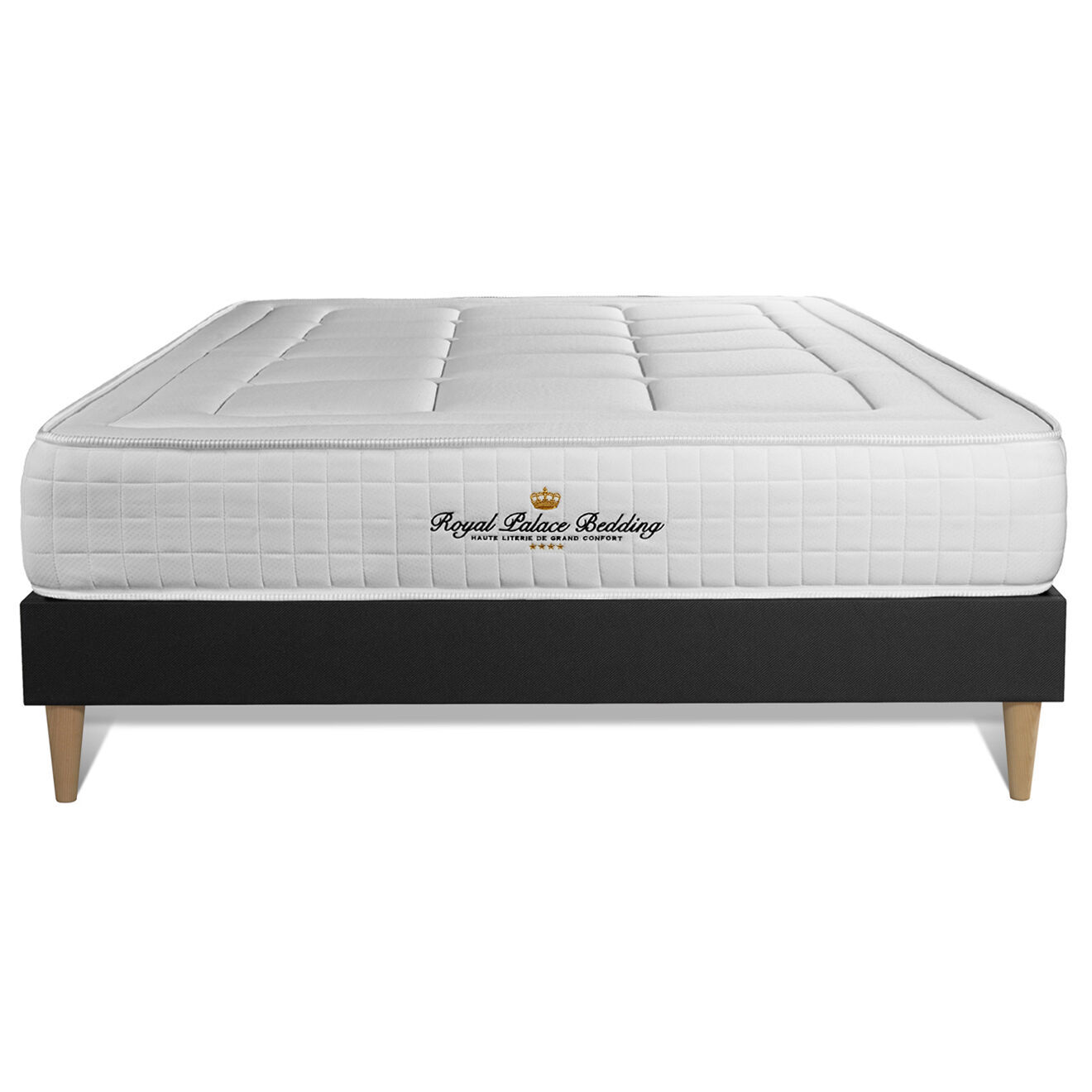 Royal Palace Bedding Pack dodo 5 pièces Balmoral noir - 160x200 cm