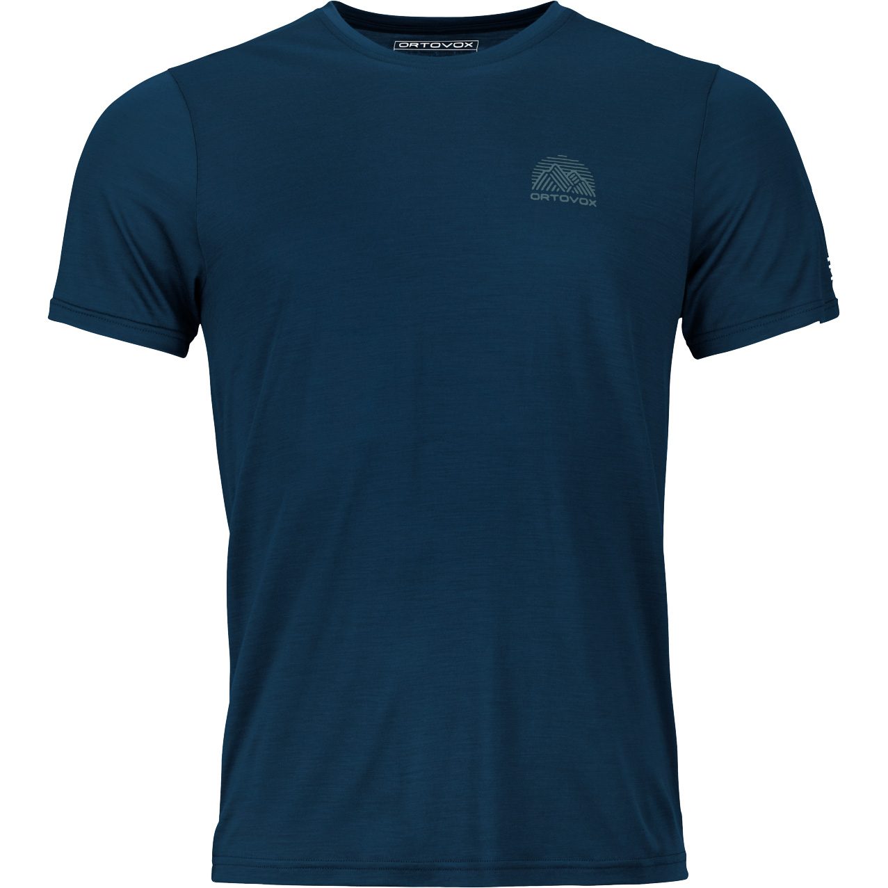 ORTOVOX 120 Cool Tec MTN Stripe T-Shirt Herren deep ocean