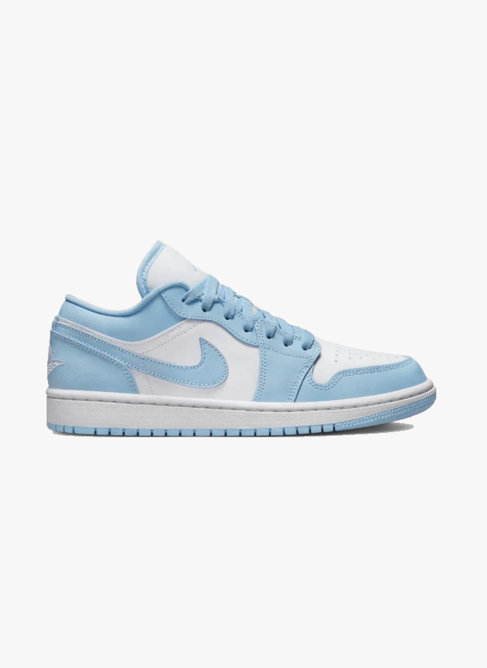 Air jordan 1 low aluminium | Bleu