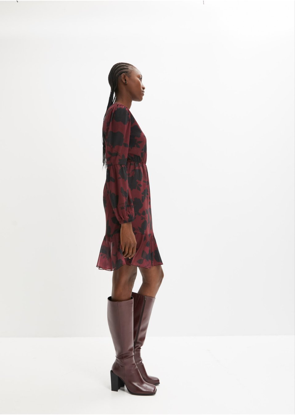 Robe en jersey mesh