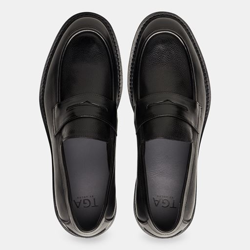 TGA T43-4310 Loafers, Black, 43