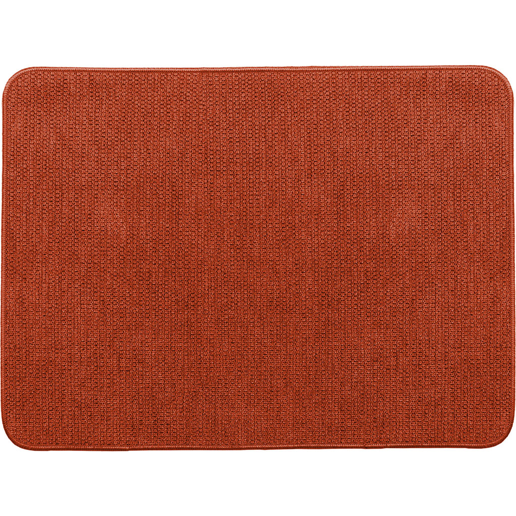 Tapis de cuisine hexagone terracotta 45x60cm