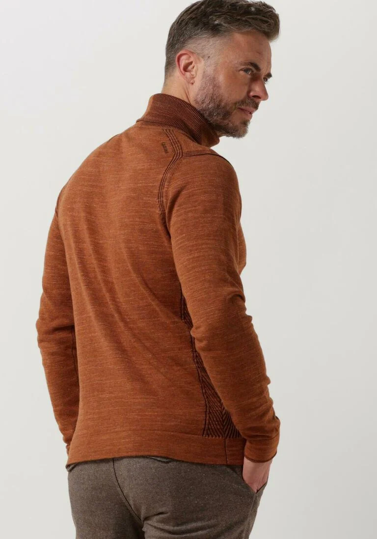 CAST IRON bruine cast iron coltrui turtleneck cotton heather plated