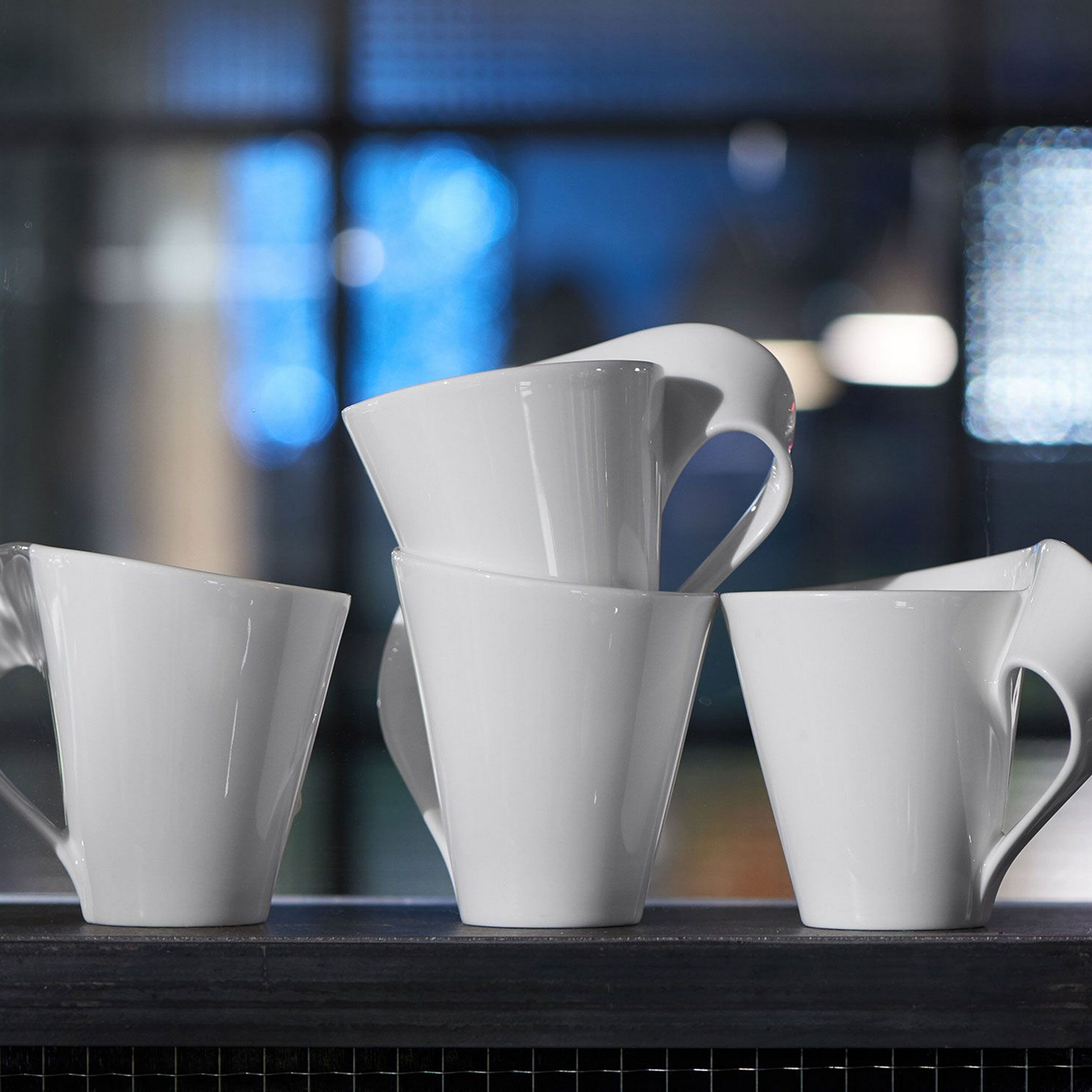 NewWave Mug set White, Premium Porcelain