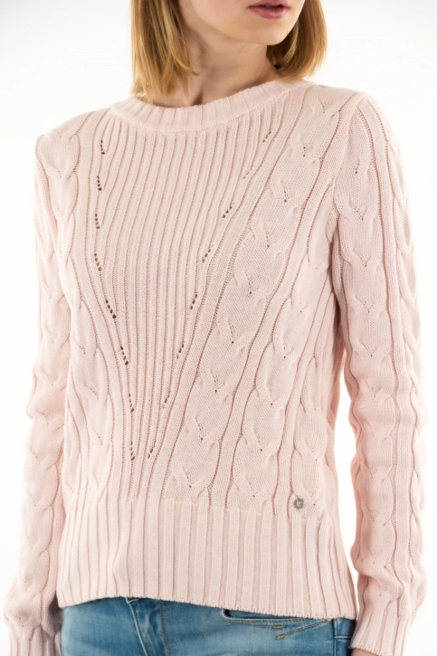Pull léger guess jeans elle rn a60w low key pink
