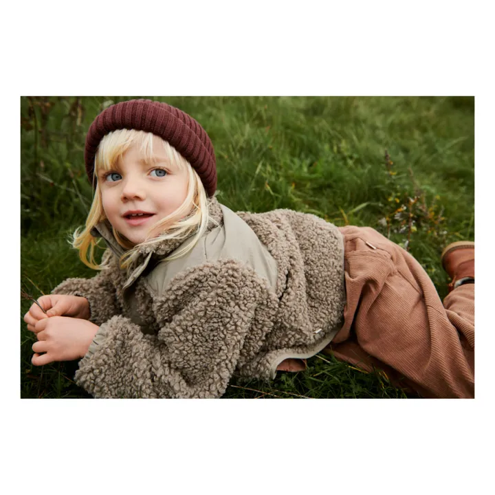 Wheat Anorak Sherpa Matières Recyclées Ruko | Beige