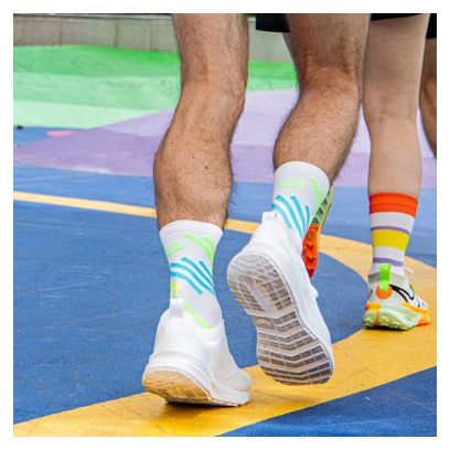 Chaussettes BV Sport Light Run ''Miami'' Jaune/Vert