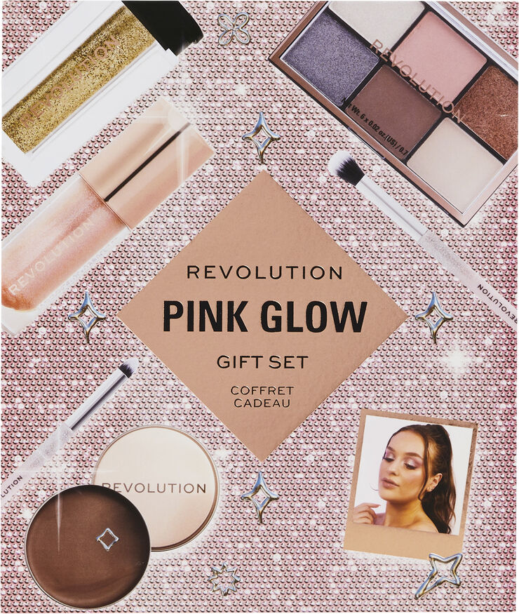 Revolution Pink Glow Get The Look Julegaveæske