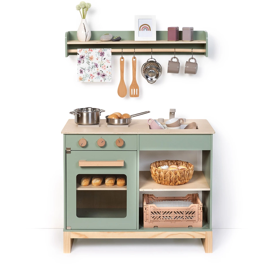 MUSTERKIND® Spielküche Magnolia, salbeinatur