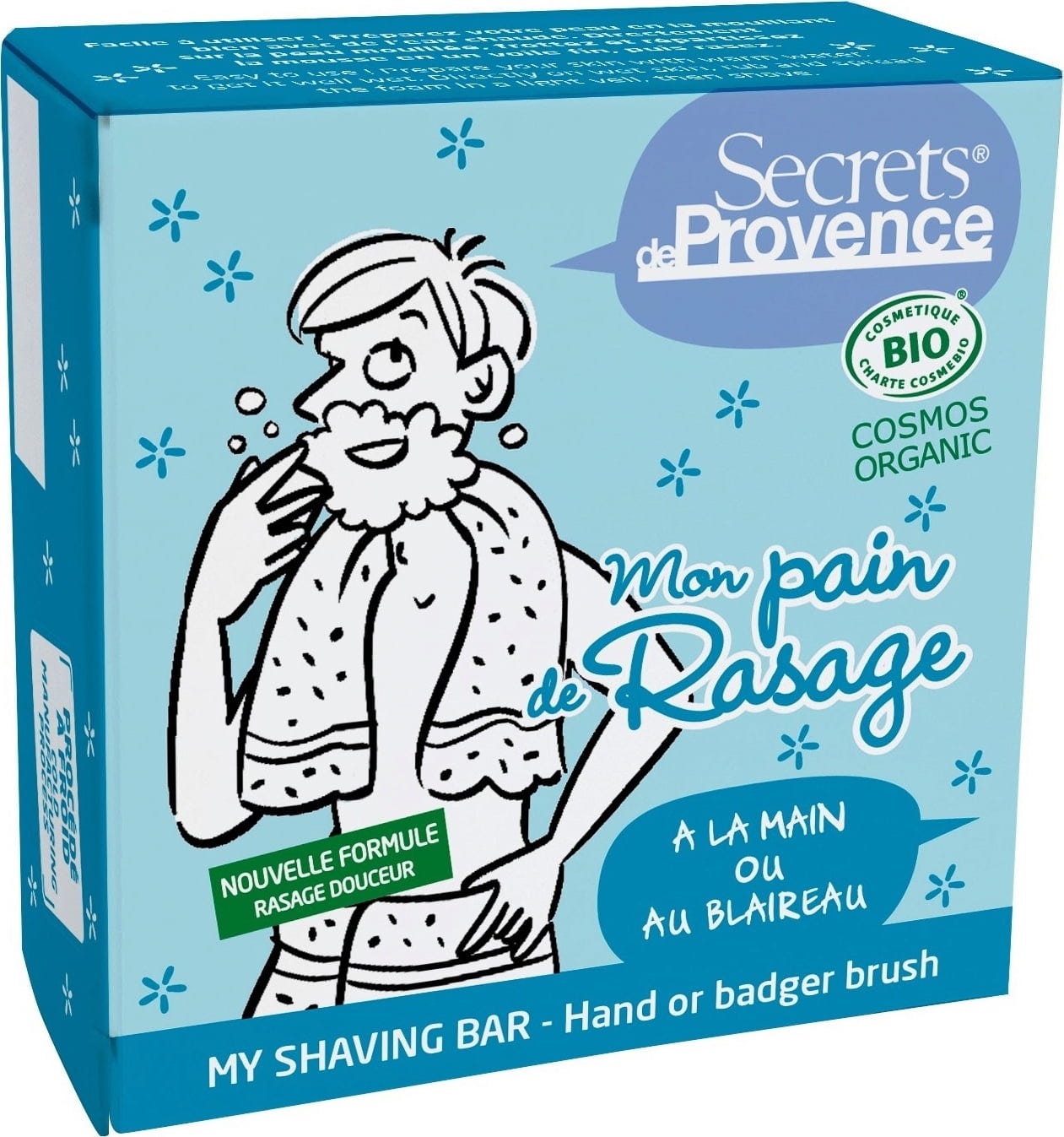 Secrets de Provence  Rasierblock für Herren, 90 g
