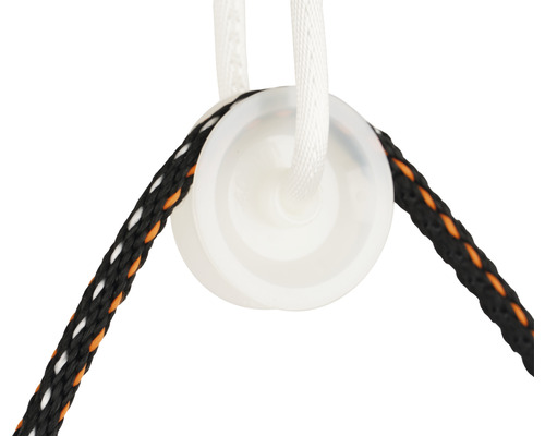 Mamutec polyamide katrol Ø 40 mm voor 6 mm touwen