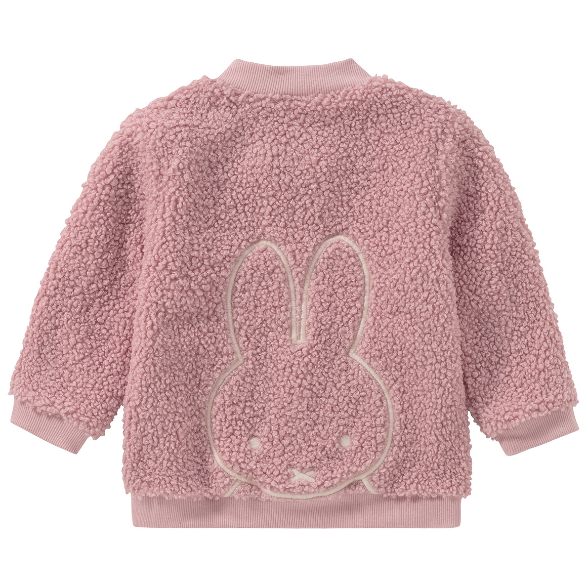 Topomini Miffy Teddyjacke mit Reißverschluss rosa