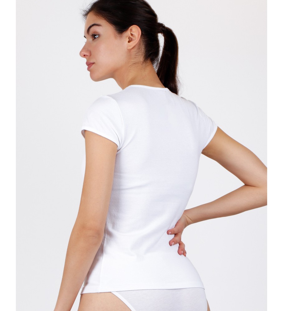 Camiseta Admas Soft Warm de Manga Curta, Branca