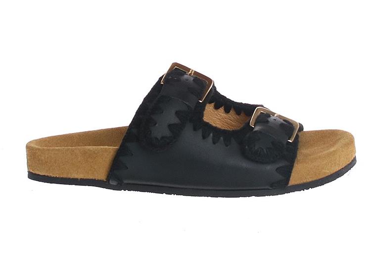 AQA Shoes A8766 black/camel