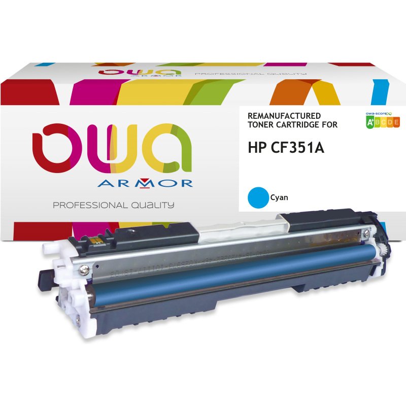 Toner remanufacturé OWA - standard - pour HP CF351A