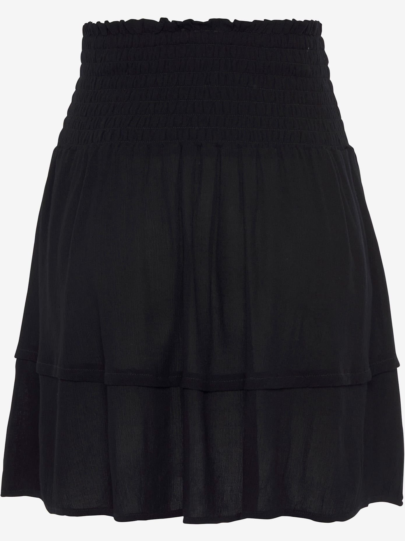 Jupe froissée taille smockée ultra-large