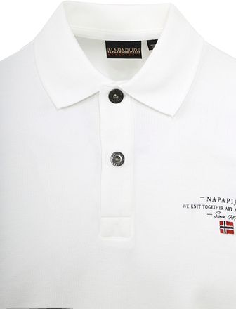 Napapijri Polo Elbas Wit NP0A4GDL0021 kopen