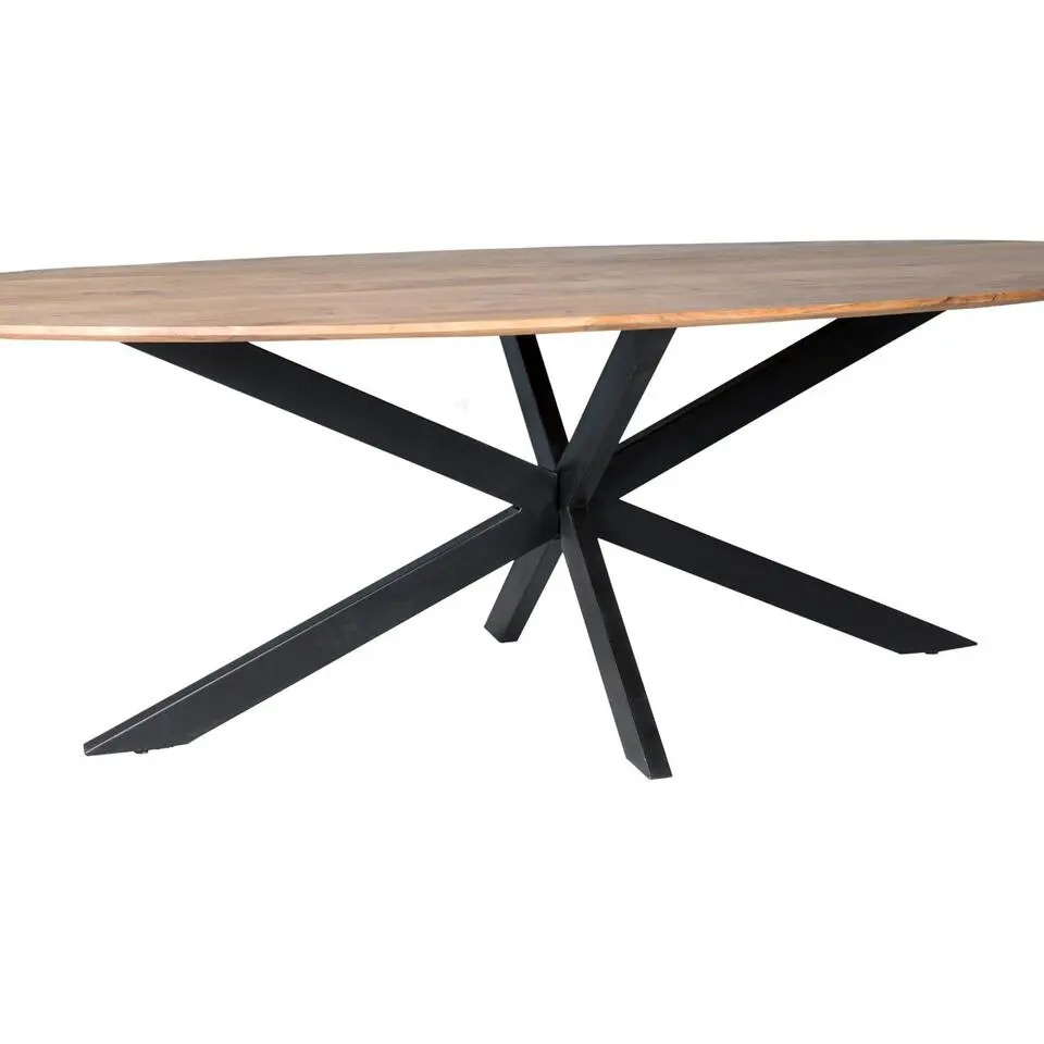 Livingfurn - Eetkamertafel Oslo - AcasiaHout - 180cm - Bruin