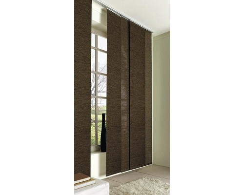 Schuifgordijn Decor teak 60x245 cm