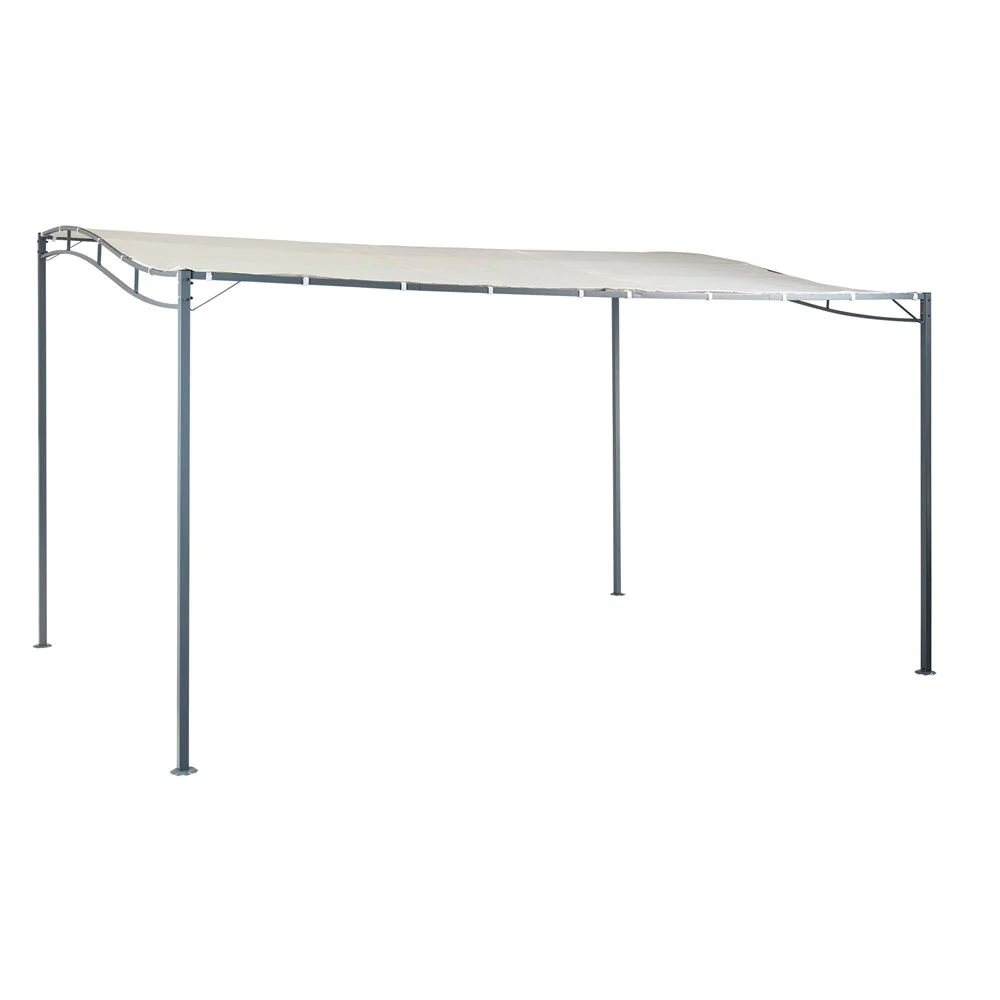 Marquise pergola autoportante métal
