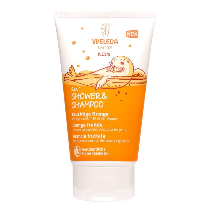 Kids douche & shampooing orange 150ml