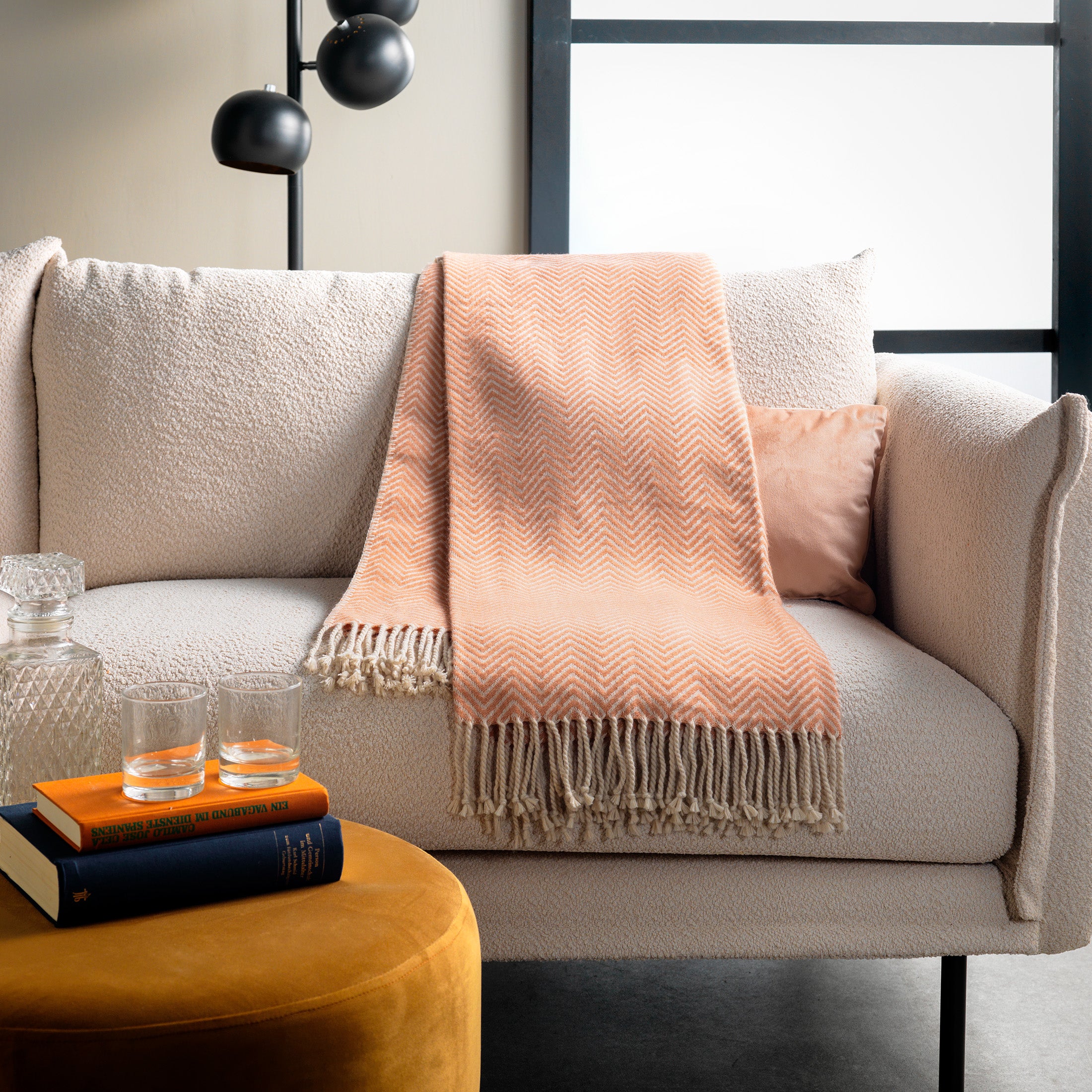 Dutch Decor plaid EVONY - 140x180 cm Muted Clay