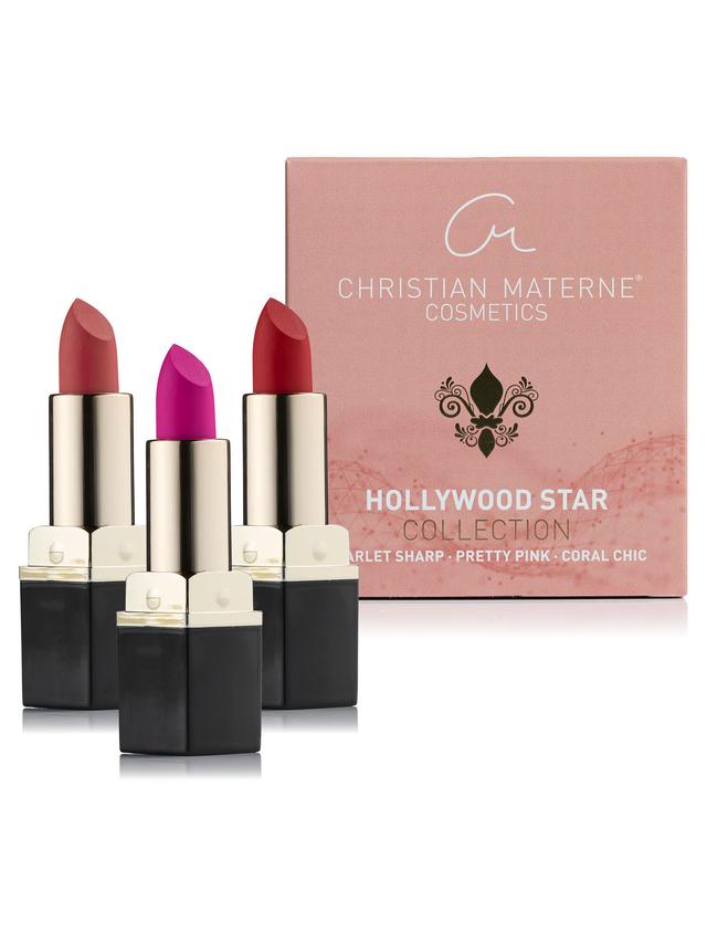 Lippenstifte cremig, pflegend, 3er-Set