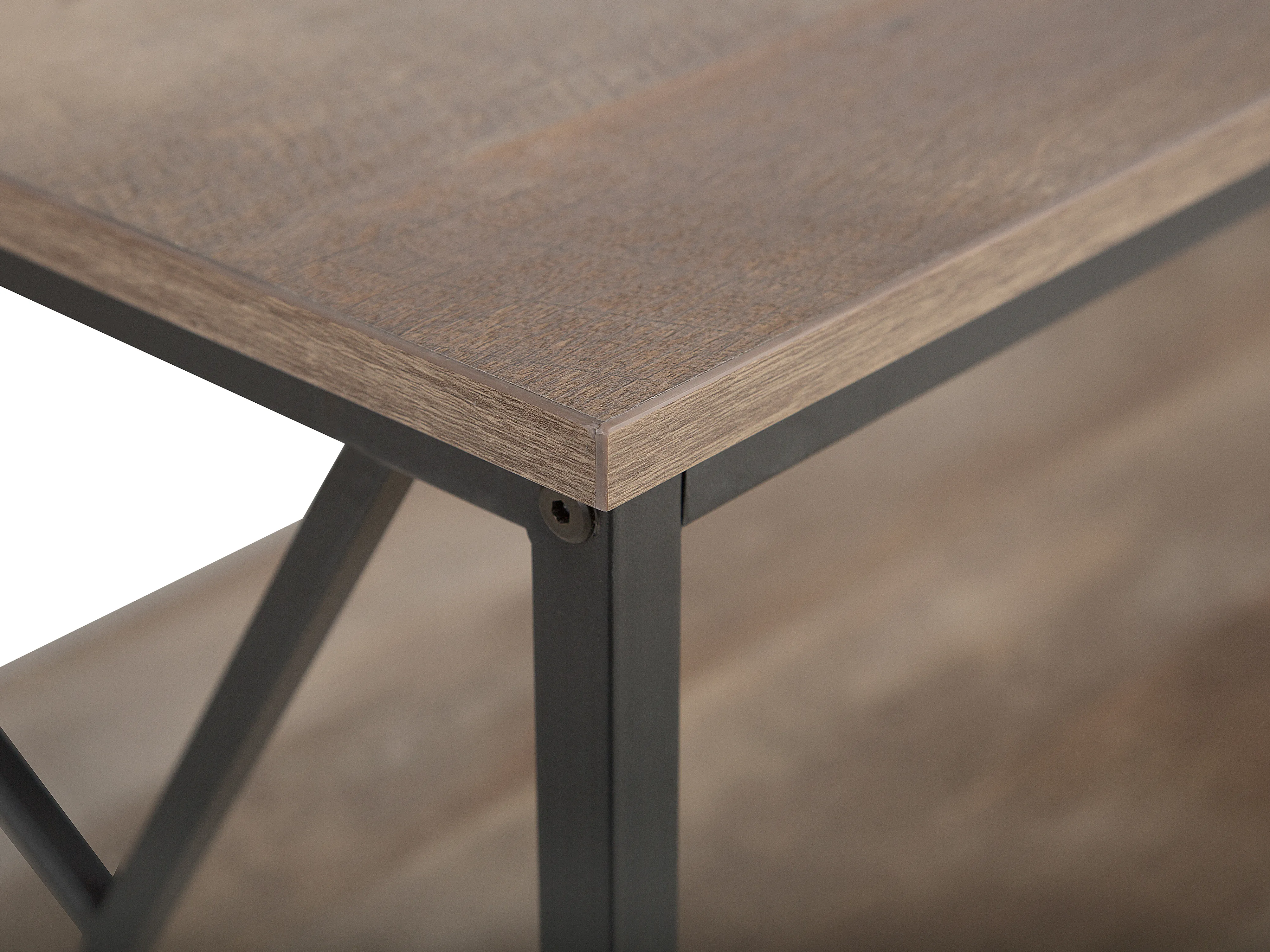 Salontafel FORRES Bruin/zwart