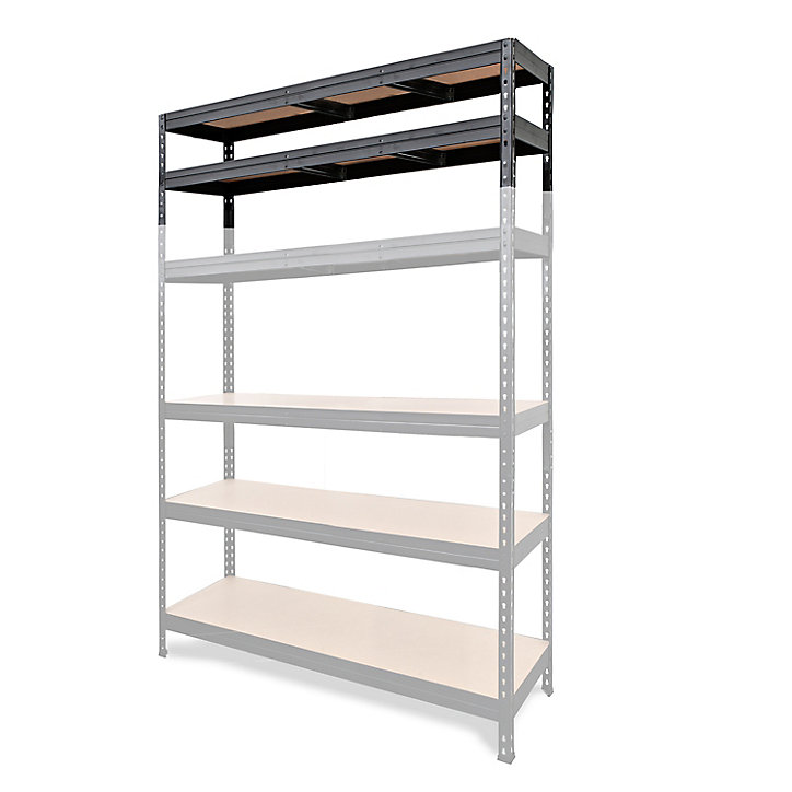 Extension pour étagère de garage en acier thermo-lacqué GoodHome Rand H. 46 x L. 165,6 x P. 60 cm