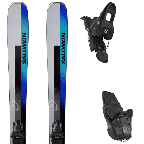 Pack ski SALOMON STANCE 80 + M10 GW L80 SILVER / TURQUOISE / RACE BLUE
