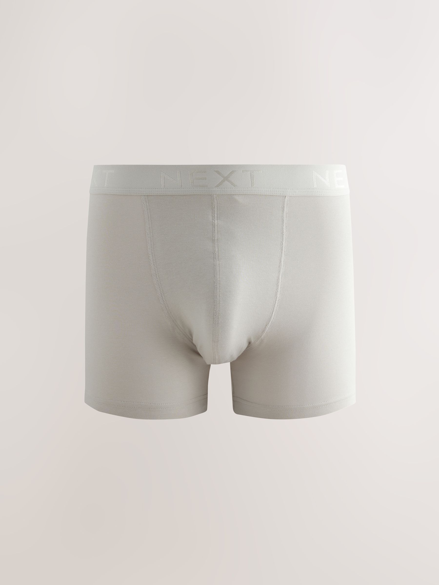 Blauw/grijs/ecru - Verpakking van 10 - Katoenrijke trunk boxers