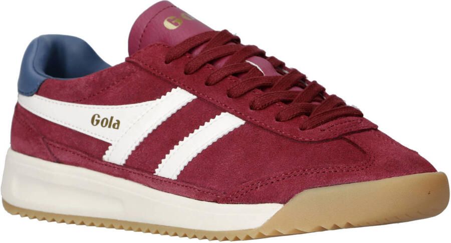 Gola Stadia '86 suède sneakers donkerroze