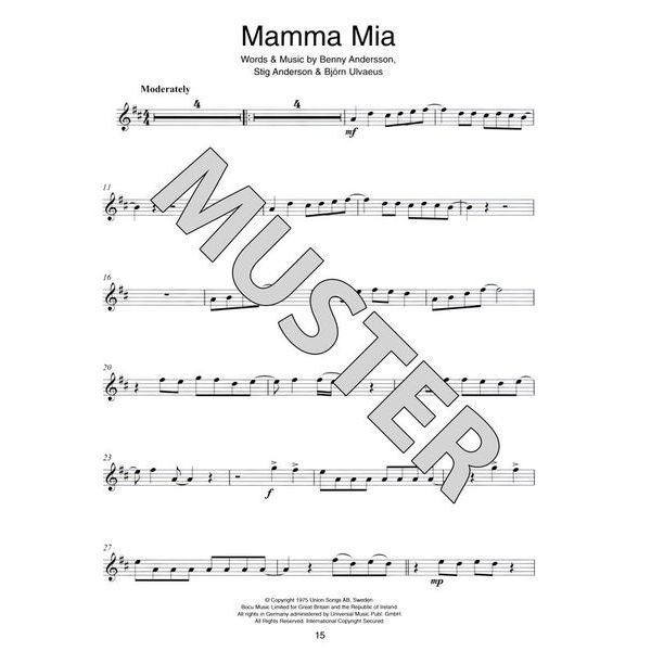 Wise Publications ABBA Gold for Clarinet
