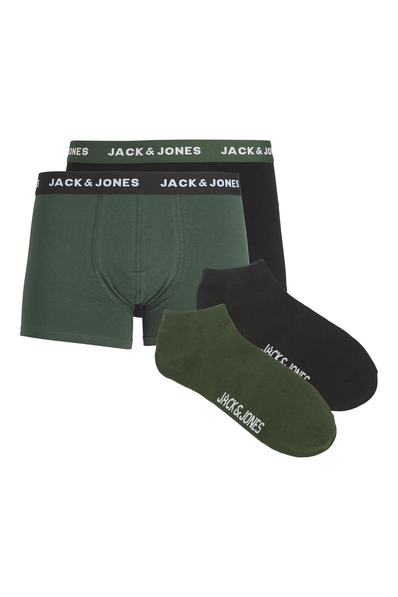 Conjunto de boxers e calcetines - verde