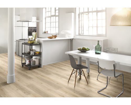 Vinylvloer Royal Oak licht gekalkt landhuisplank klikverbinding 1209 x 225 x 5,3 mm