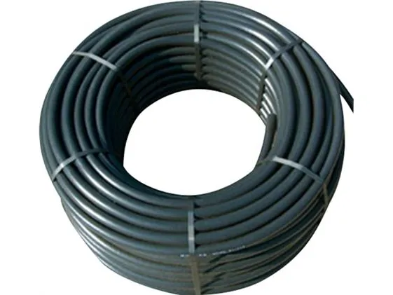 32mm pem rør PE100 PN10 sort med blå stribe rulle af 100 mtr. Godkendt til drikkevand - (100 meter)