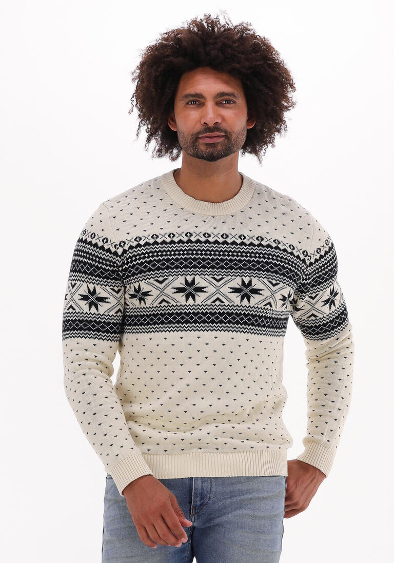 SELECTED HOMME gebroken wit selected homme trui claus ls knit crew neck
