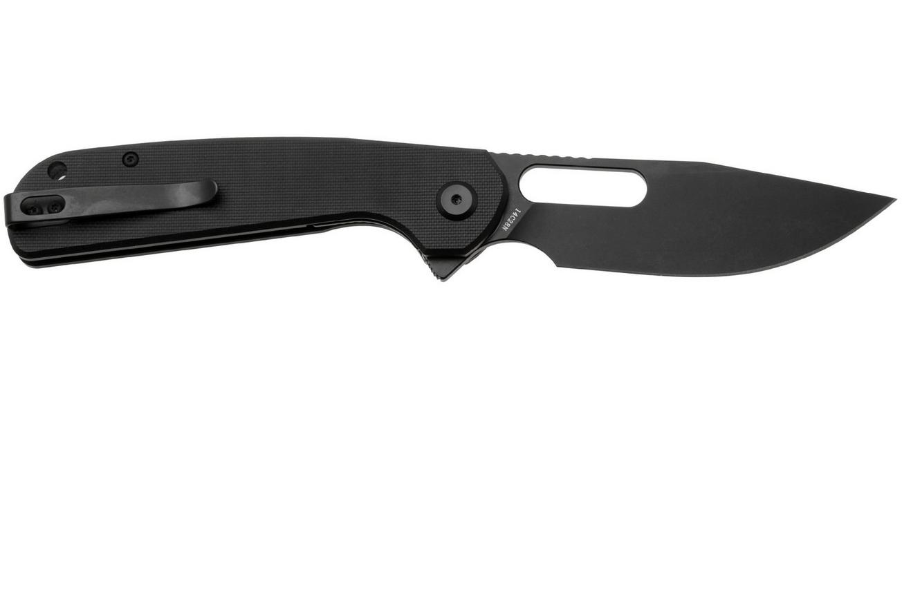 Eutektik Trinity TRI-BBW-R Blackwashed 14C28N, Black G10, zakmes