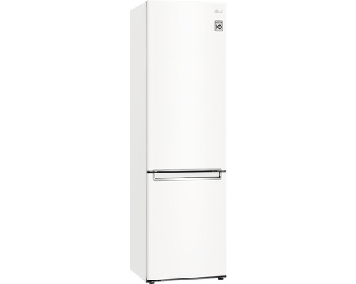 LG GBB62SWGGN koel-vriescombinatie (B x H x D): 59,5 x 203 x 68,2 cm; Koelgedeelte: 277 l; Vriesgedeelte: 107 l; Capaciteit: 5 flessen