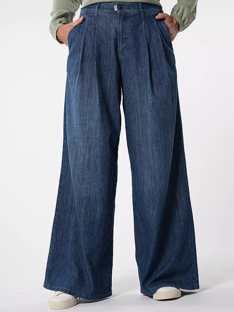 PNTS Jeans Wide Leg THE GENT blau