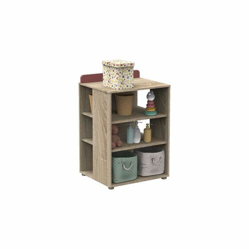 Lit combiné évolutif 120x60 NOVA Rose - SAUTHON