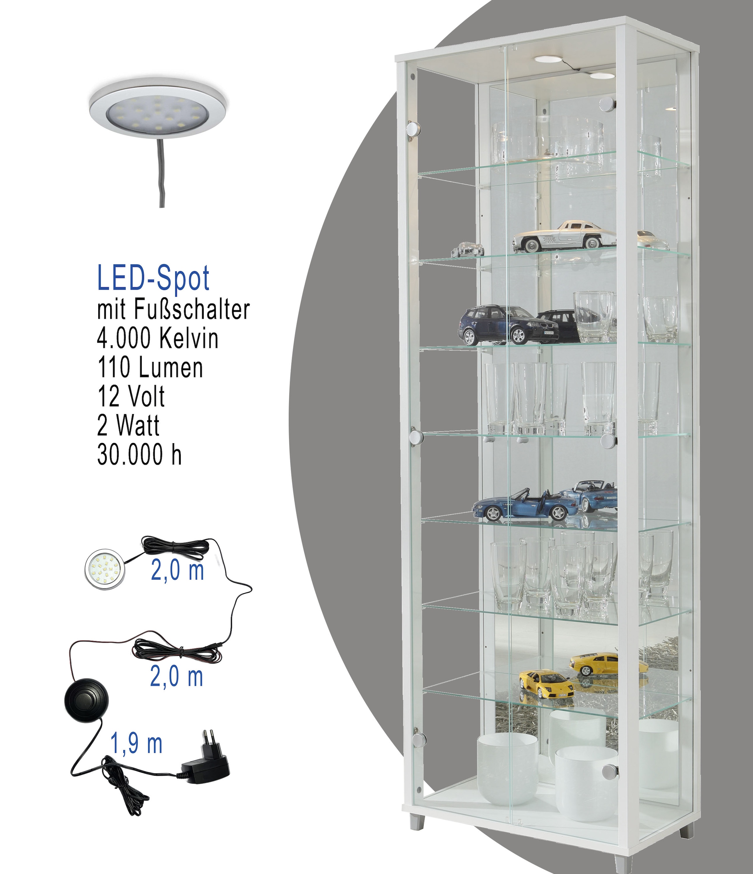 fif möbel Vitrine »OPTIMA«